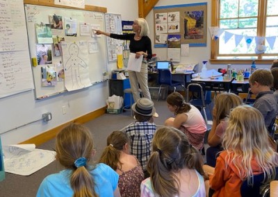 Author visit for ABC Worry Free (lesson on what anxiety looks, sounds and feels like)